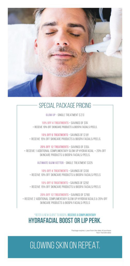 Hydrafacial Packages for men