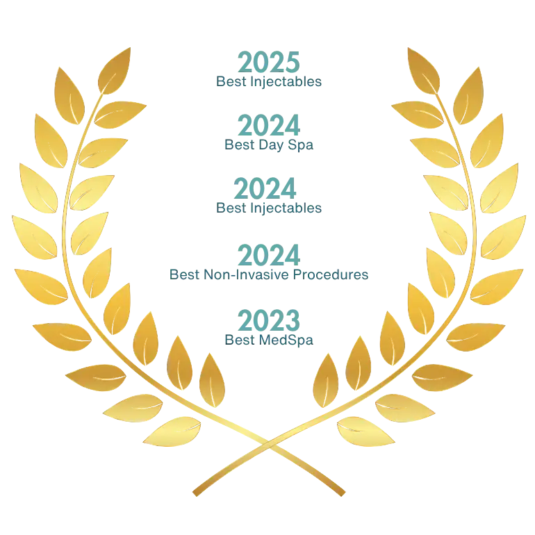 Graphic showing the awards BioSpa has won